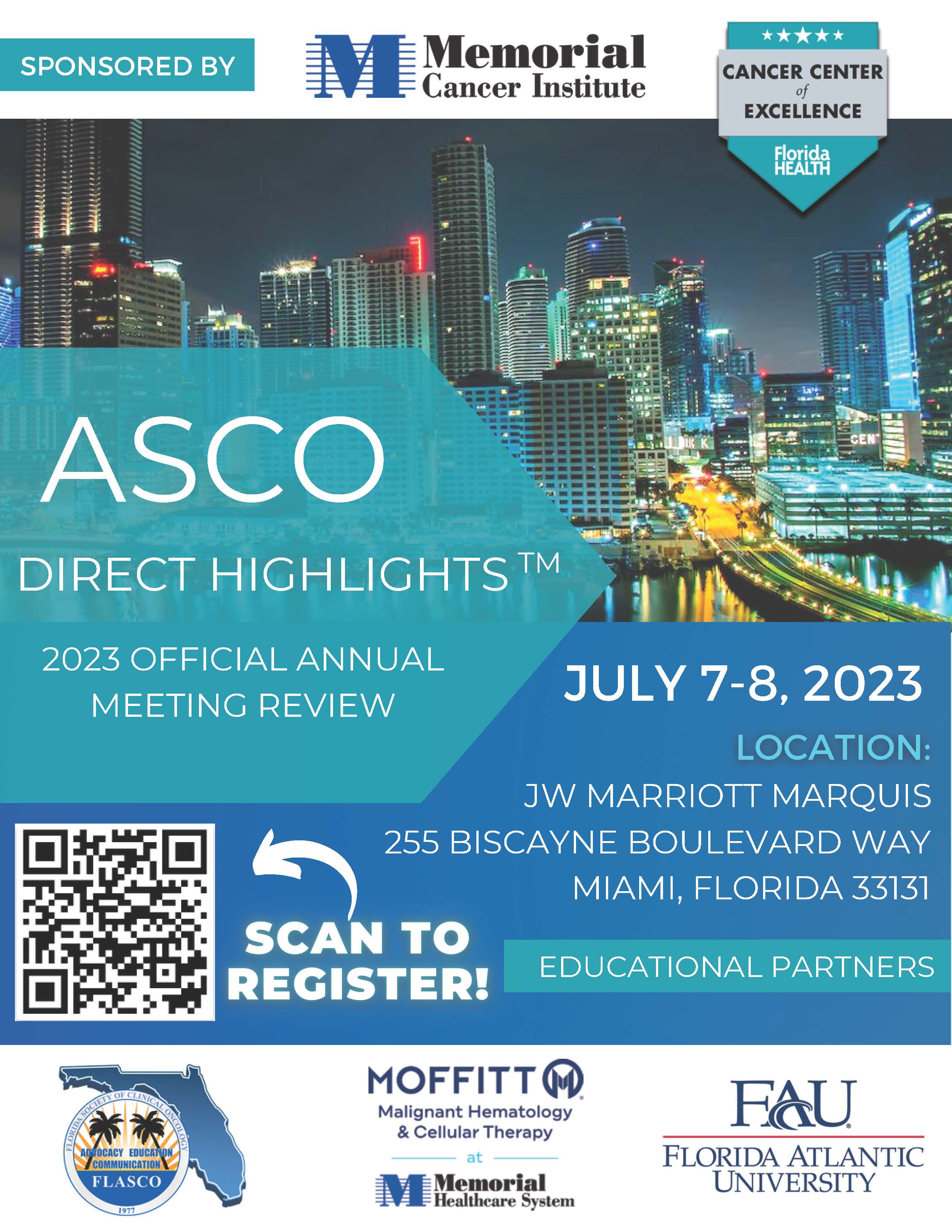 ASCO Direct Highlights™ 2023 Miami Symposium Banner
